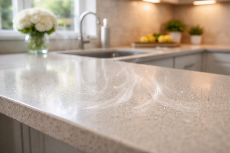 Clean kitchen surface in a Maine home with hidden odor-causing residue