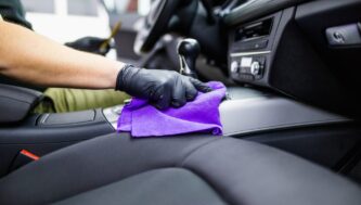 removing odors from automobiles