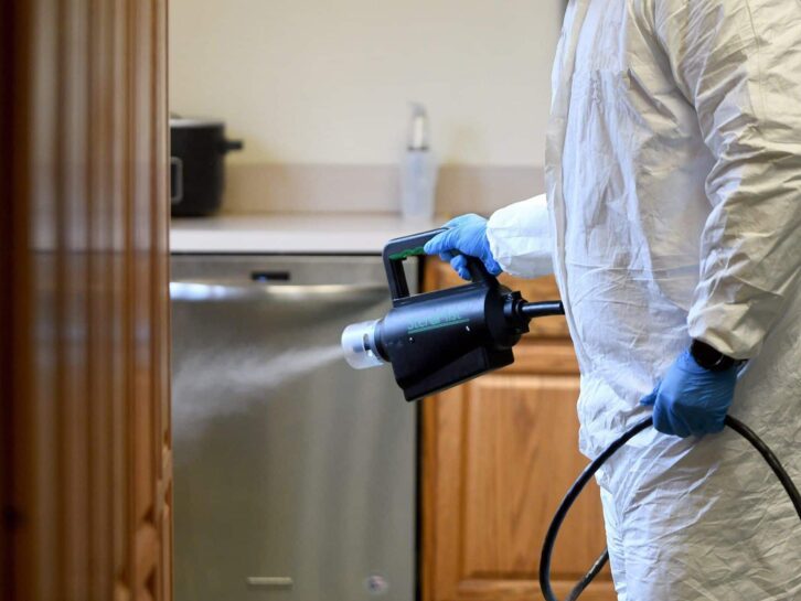 Chlorine dioxide oxidizes odor compounds fully, not partially. Where ozone may stop halfway, producing secondary odors, ClO₂ continues until the molecule is neutralized. {{brizy_dc_image_alt entityId=