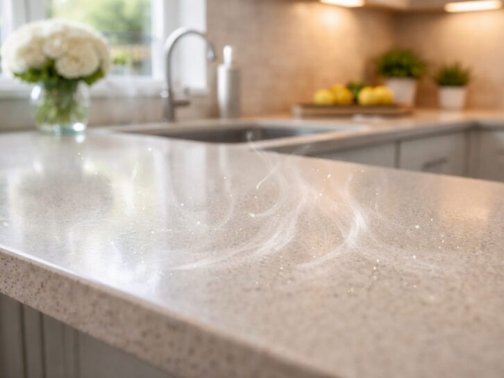 Clean kitchen surface in a Maine home with hidden odor-causing residue